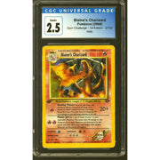 Pokemon Gym Challenge 1st Edition Blaine's Charizard 2/132 CGC 2.5