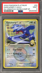 Pokemon 2009 Regional Championship Cross-Hatch Staff Promo Garchomp C 60/147 PSA 9 *983