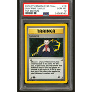 Pokemon Gym Challenge 1st Edition Giovanni 18/132 PSA 10 GEM MINT