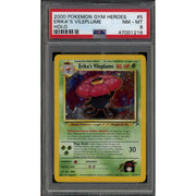 Pokemon Gym Heroes Erika's Vileplume 5/132 PSA 8