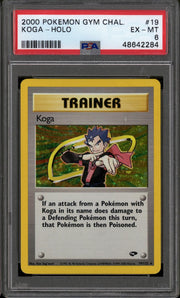 Pokemon Gym Challenge Koga 19/132 PSA 6