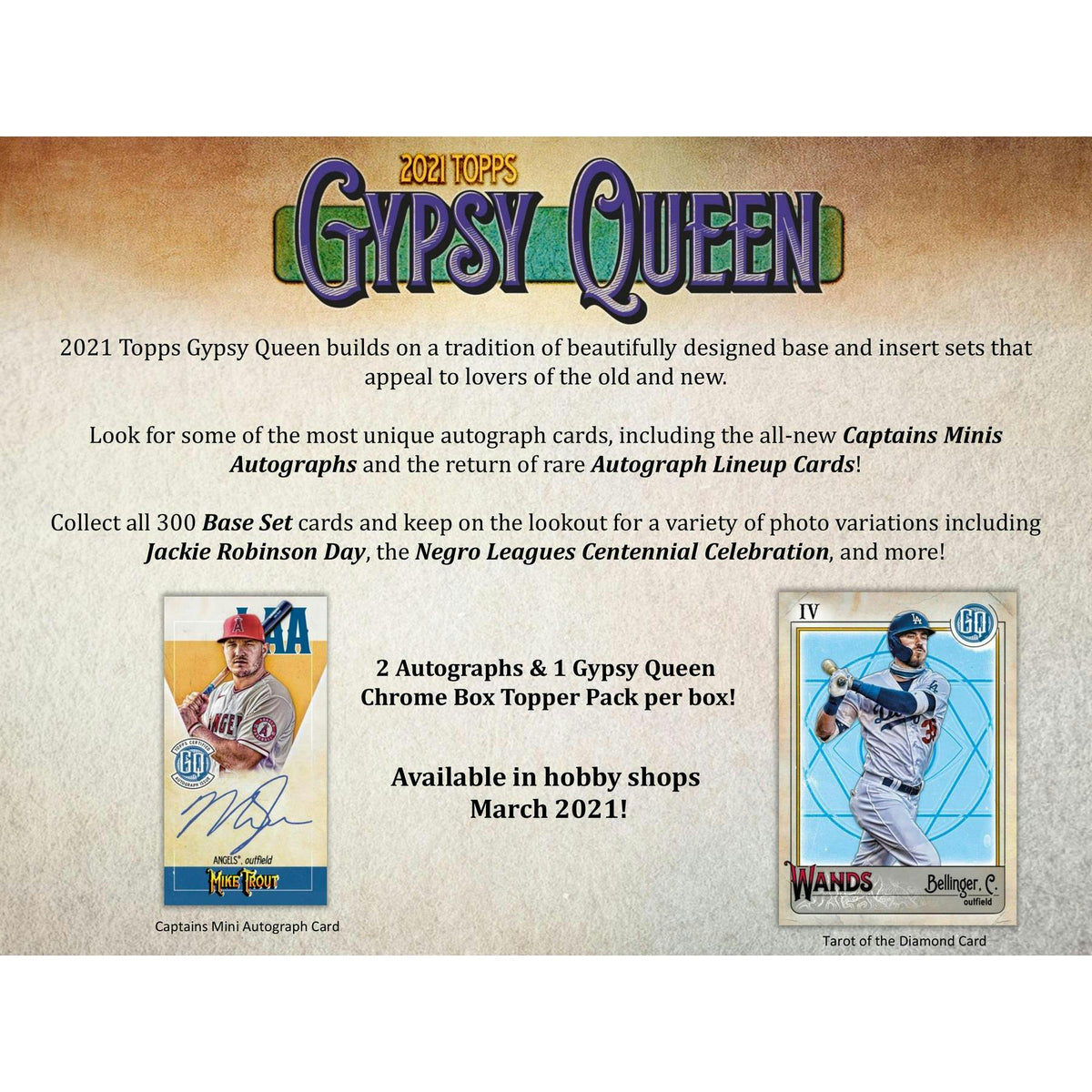 2021 Topps Gypsy Queen Baseball Hobby Box (Reed Buy)