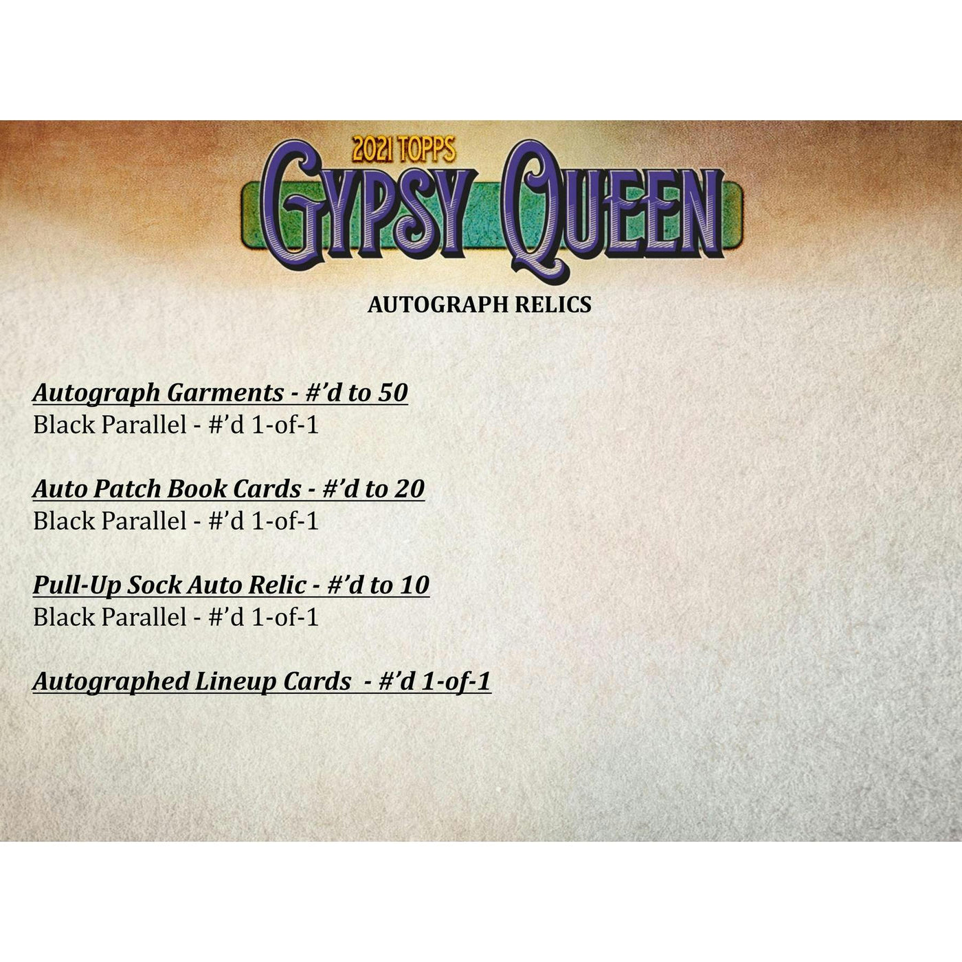 2021 Topps Gypsy Queen Baseball Hobby Pack