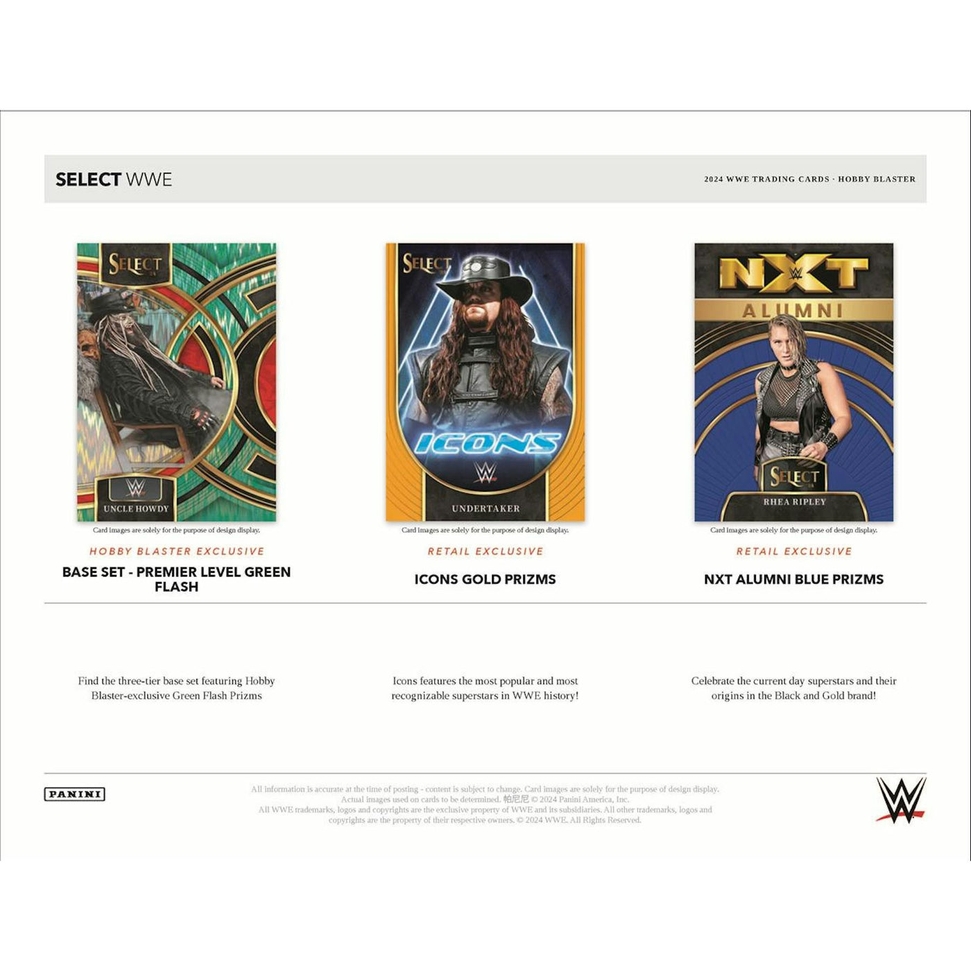 2024 Panini Select WWE Wrestling Blaster Hobby Box