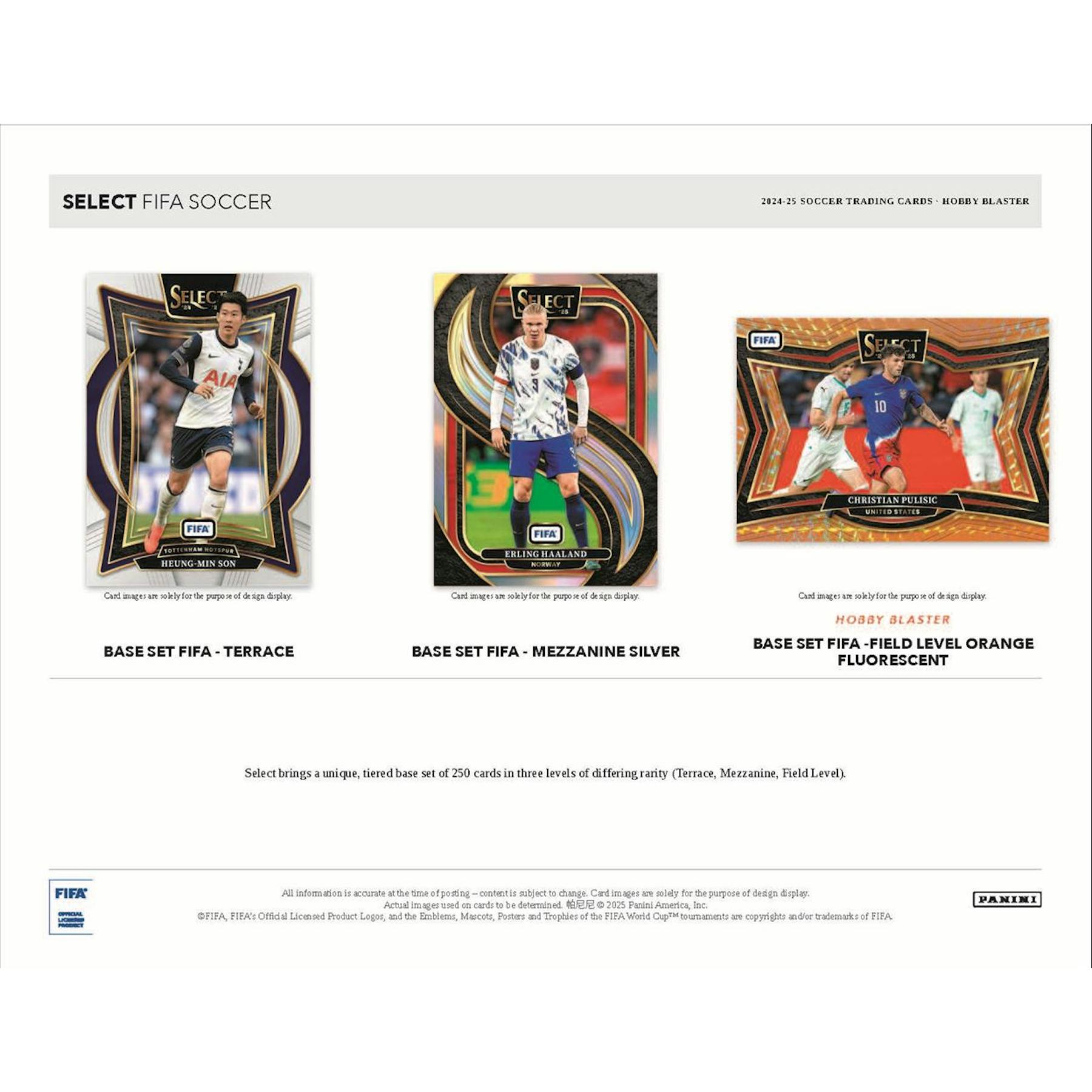 2024/25 Panini Select FIFA Soccer Blaster Hobby Box
