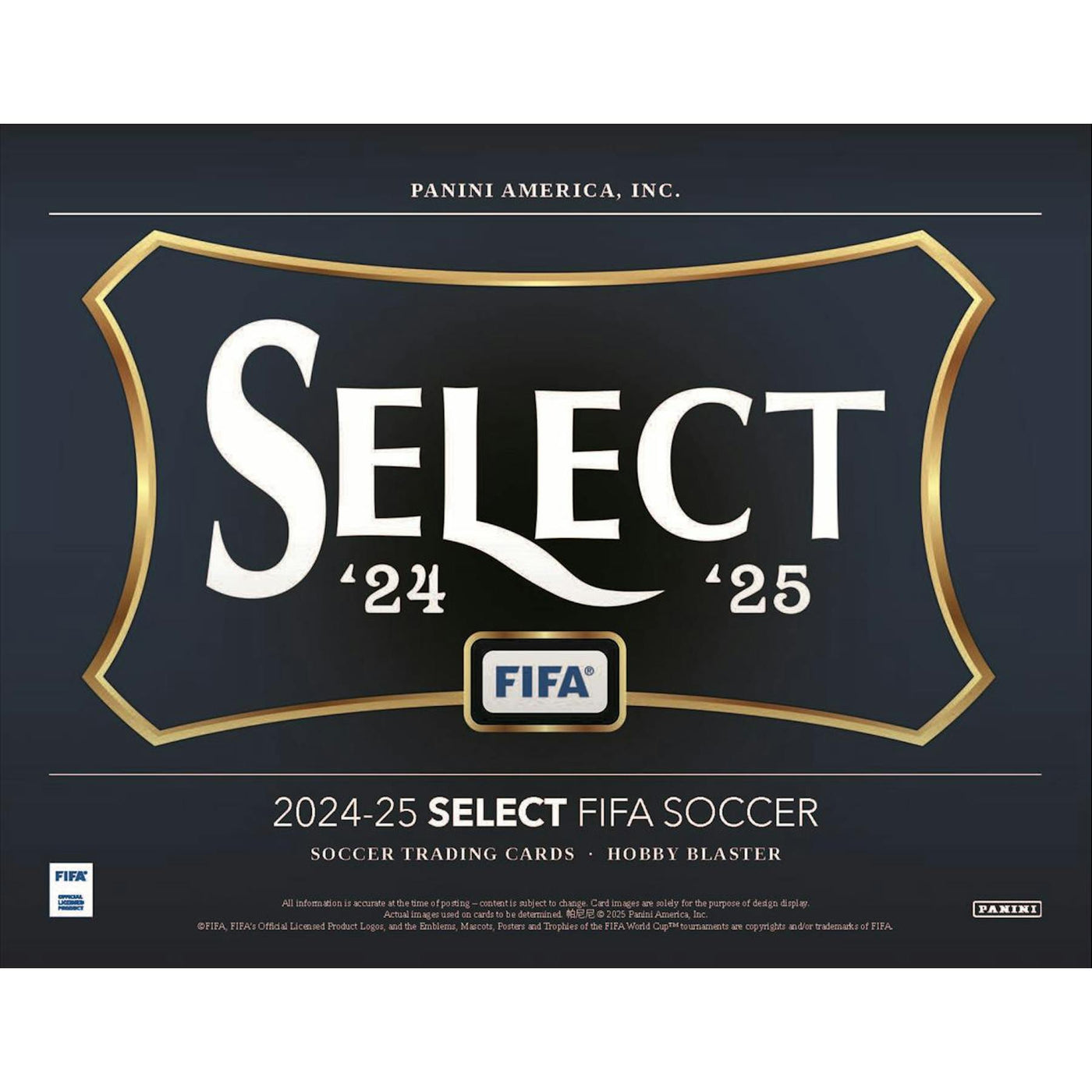 2024/25 Panini Select FIFA Soccer Blaster Hobby 20-Box Case