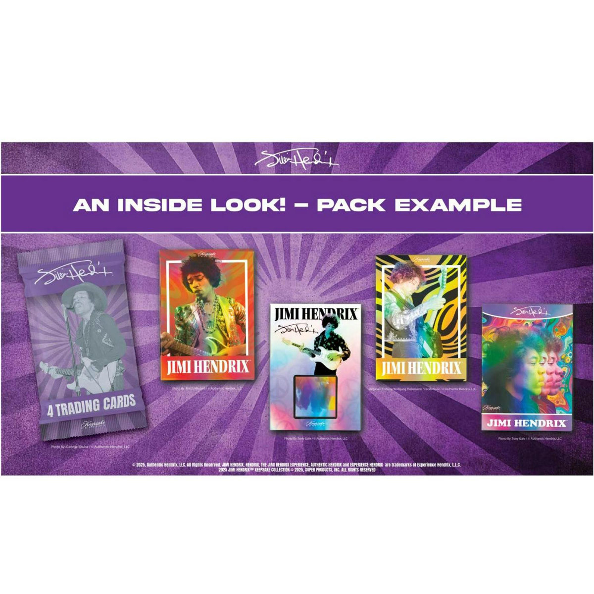 2025 Jimi Hendrix Keepsake Premiere Edition Hobby 10-Box Case