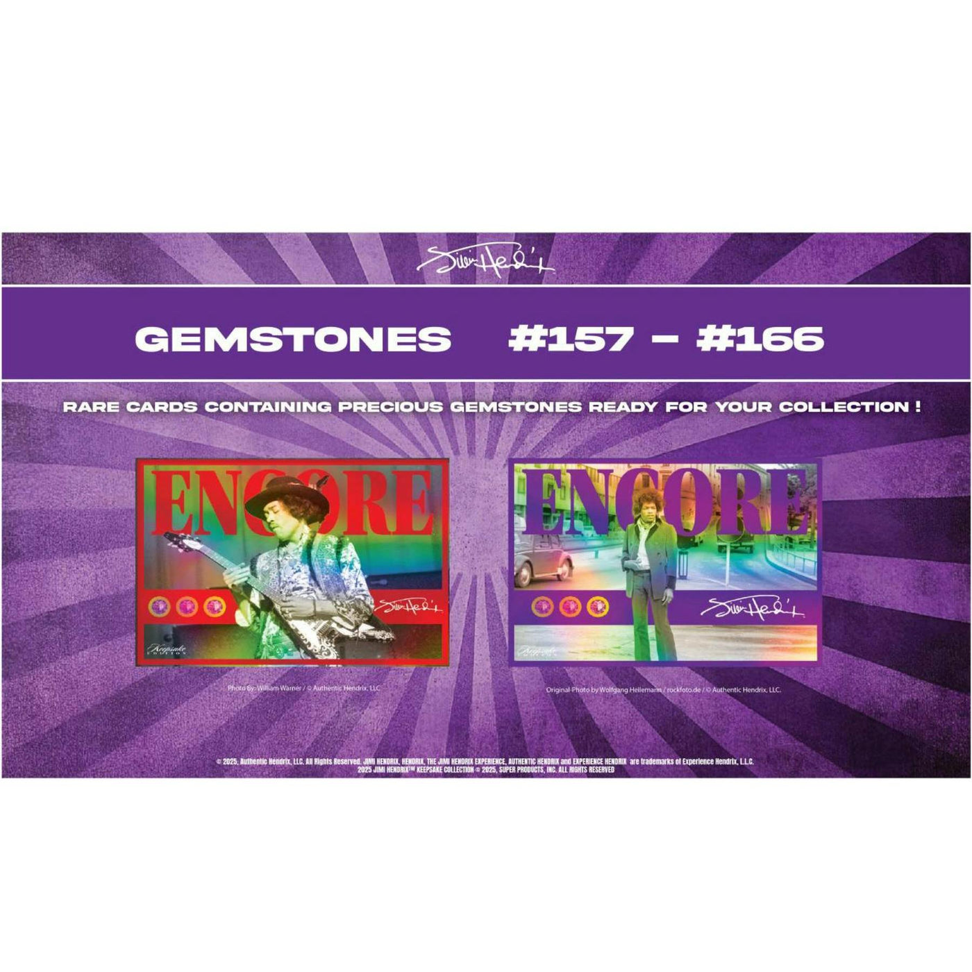 2025 Jimi Hendrix Keepsake Premiere Edition Hobby 10-Box Case