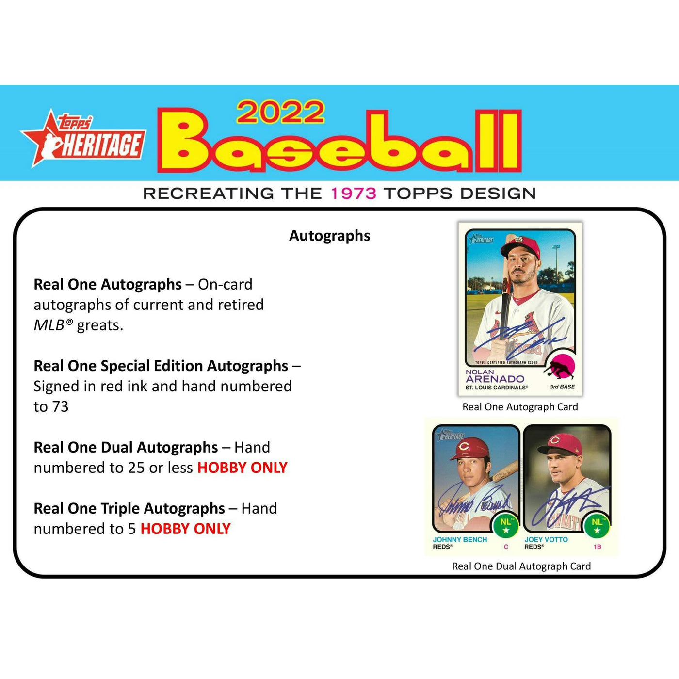 2022 Topps Heritage Baseball Hobby Box