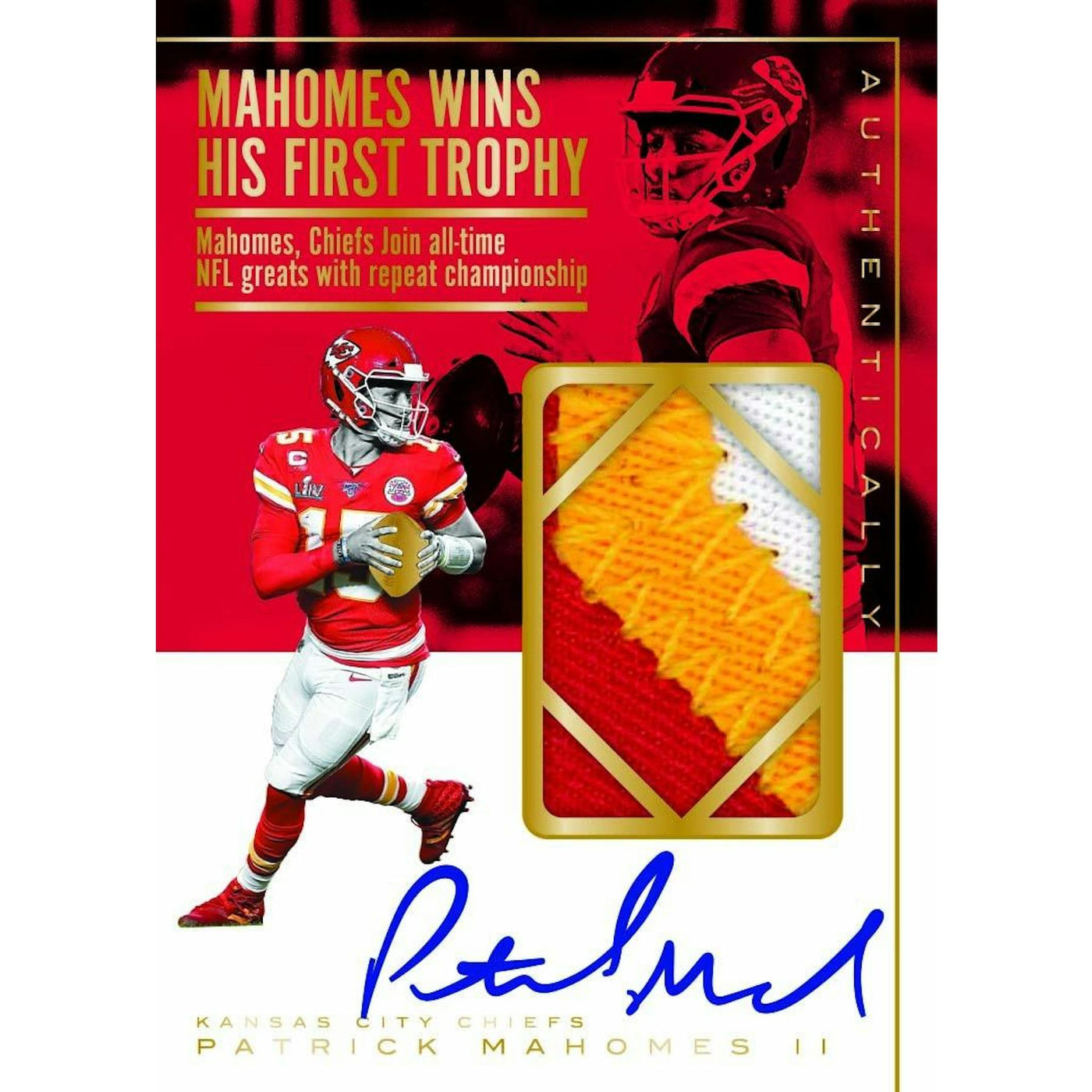 2025 Panini Authentically Mahomes Football Hobby Case