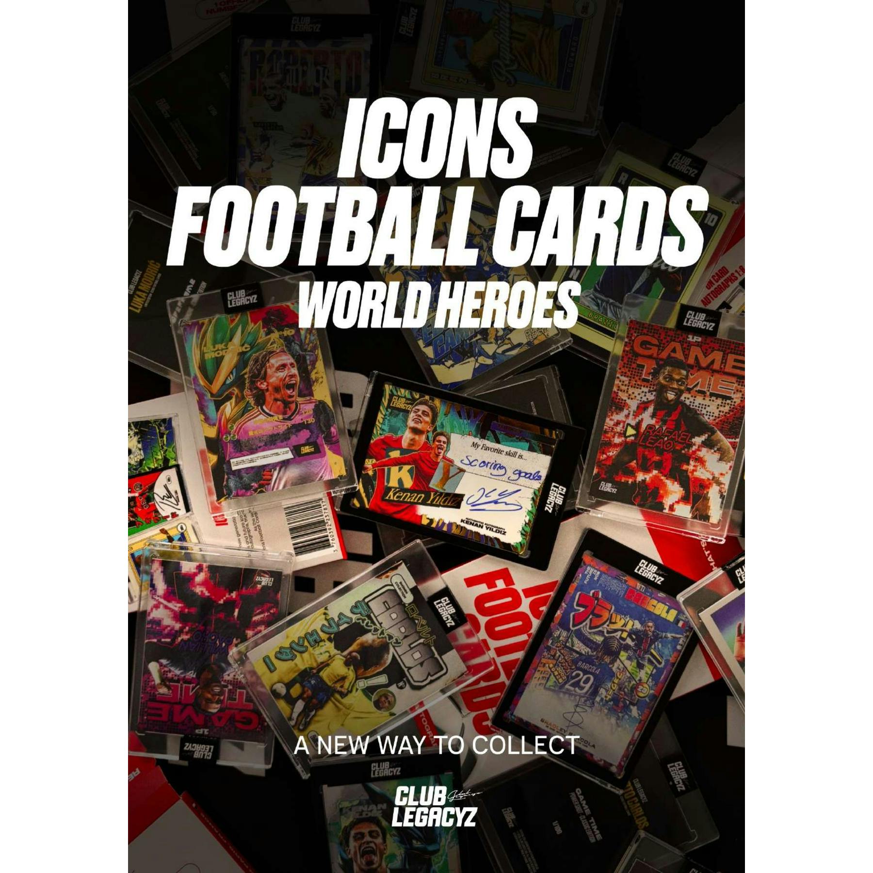 2026 Club Legacyz Icons World Heroes Soccer Fourth Edition Hobby Box