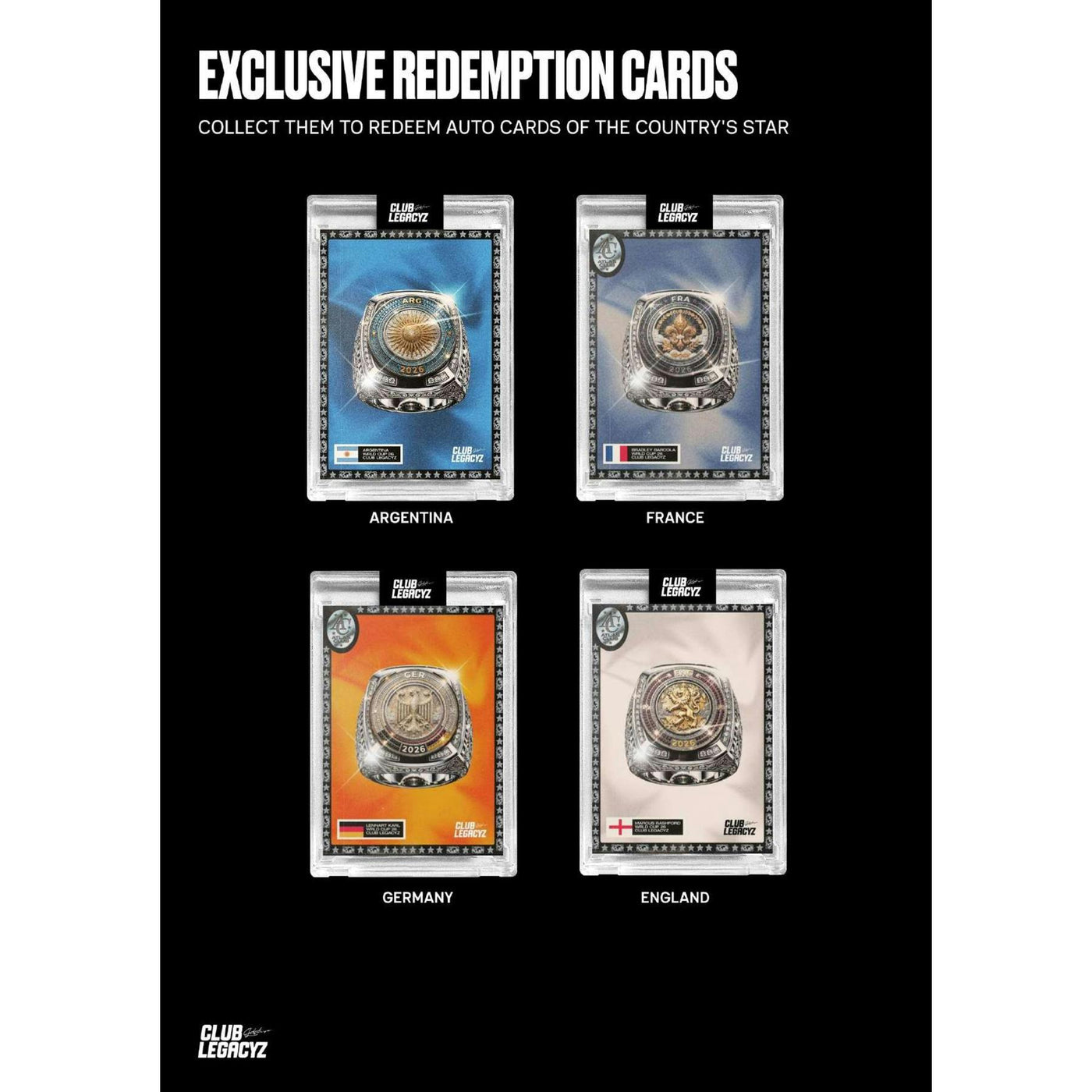 2026 Club Legacyz Icons World Heroes Soccer Fourth Edition Hobby Box