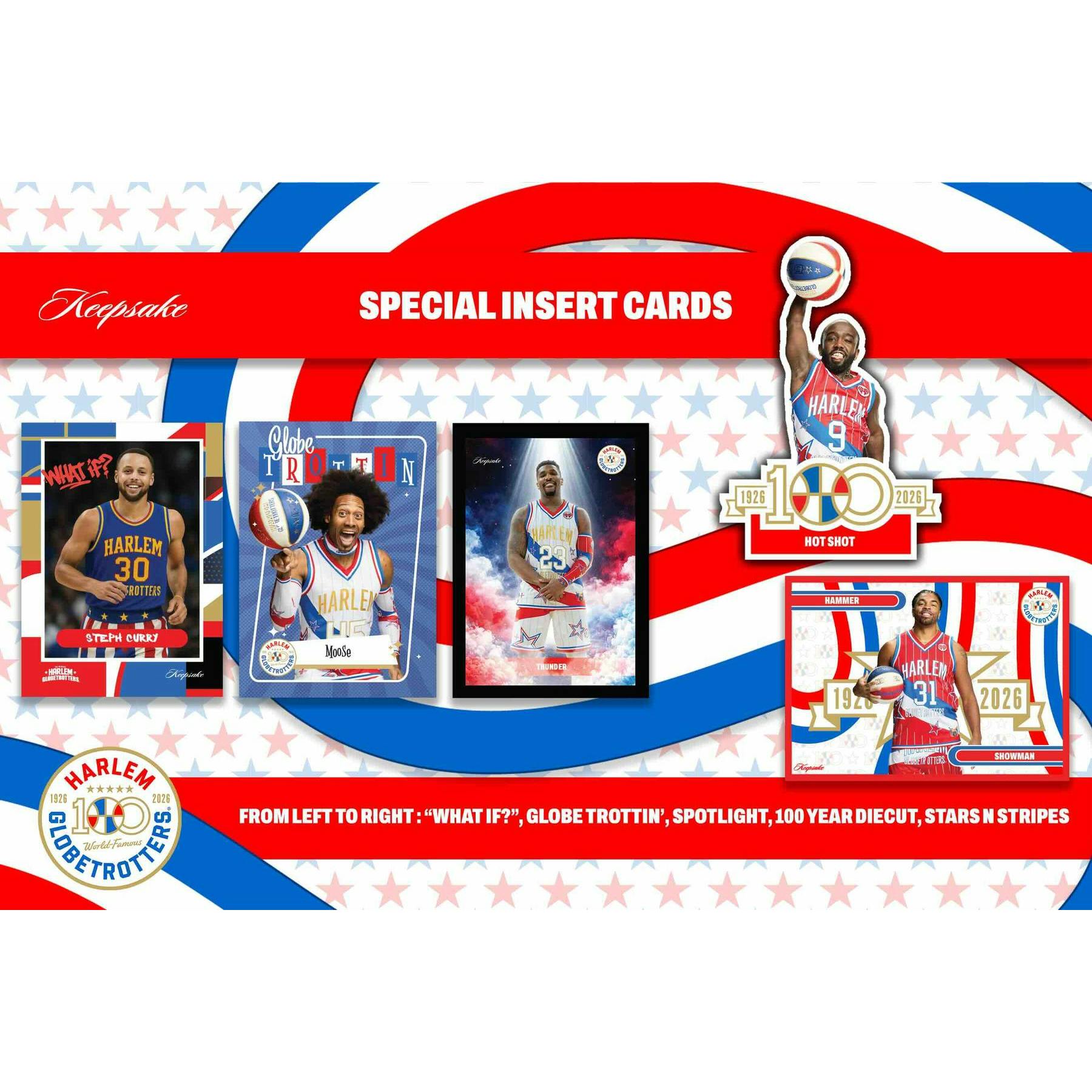 2026 Keepsake Harlem Globetrotters 100th Anniversary Keepsake Premiere Breaker 10-Box Case (Presell)