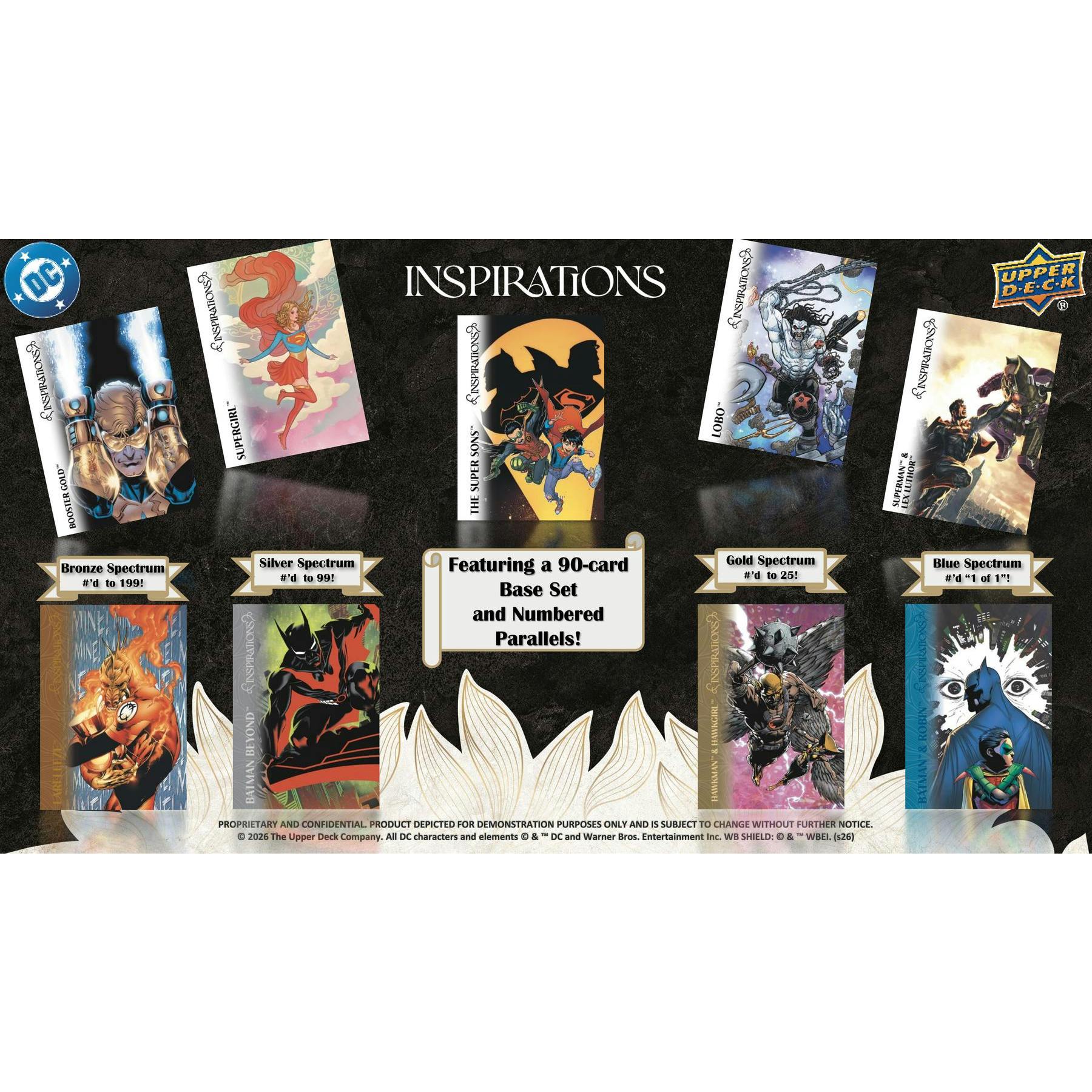 2026 Upper Deck Inspirations The World of DC Hobby 10-Box Case