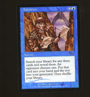 Magic the Gathering Judge Promo FOIL Intuition LIGHTLY PLAYED LP