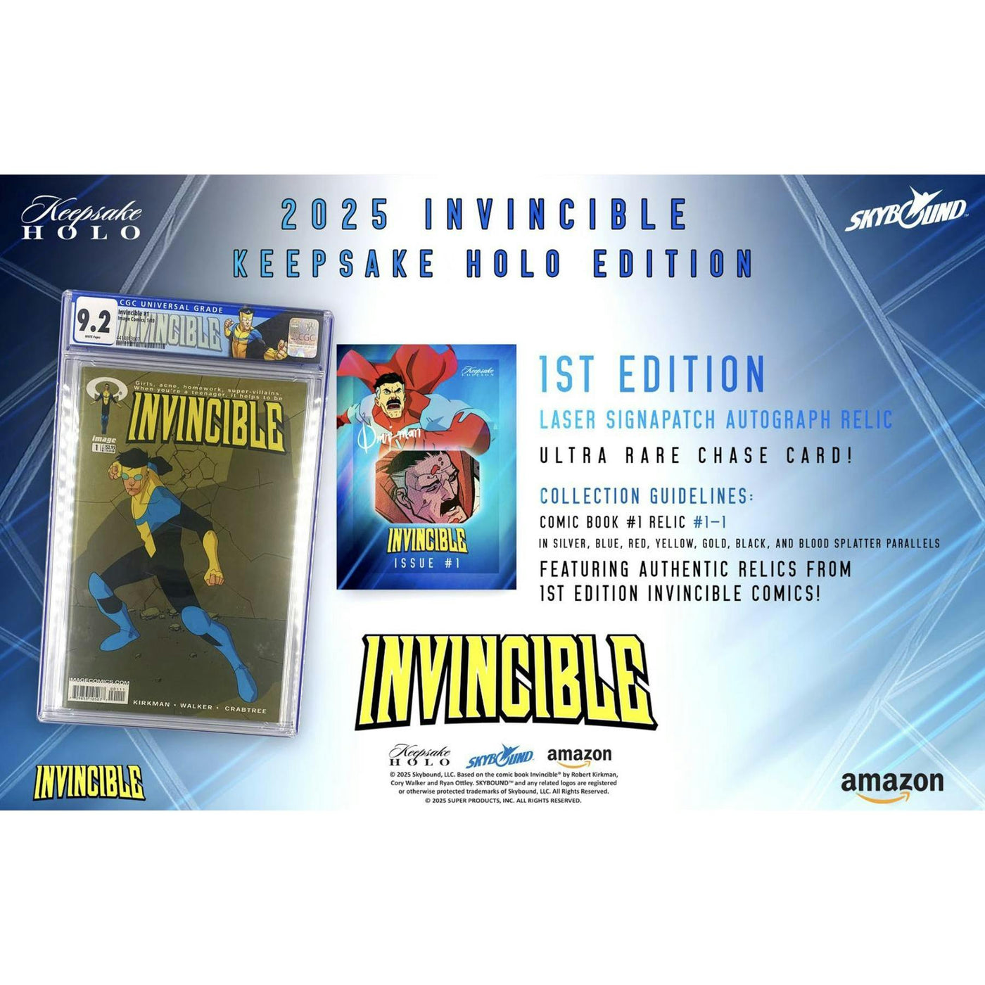 Keepsake Invincible 1st Edition Season 1 Holo Breaker Edition 10-Box Case
