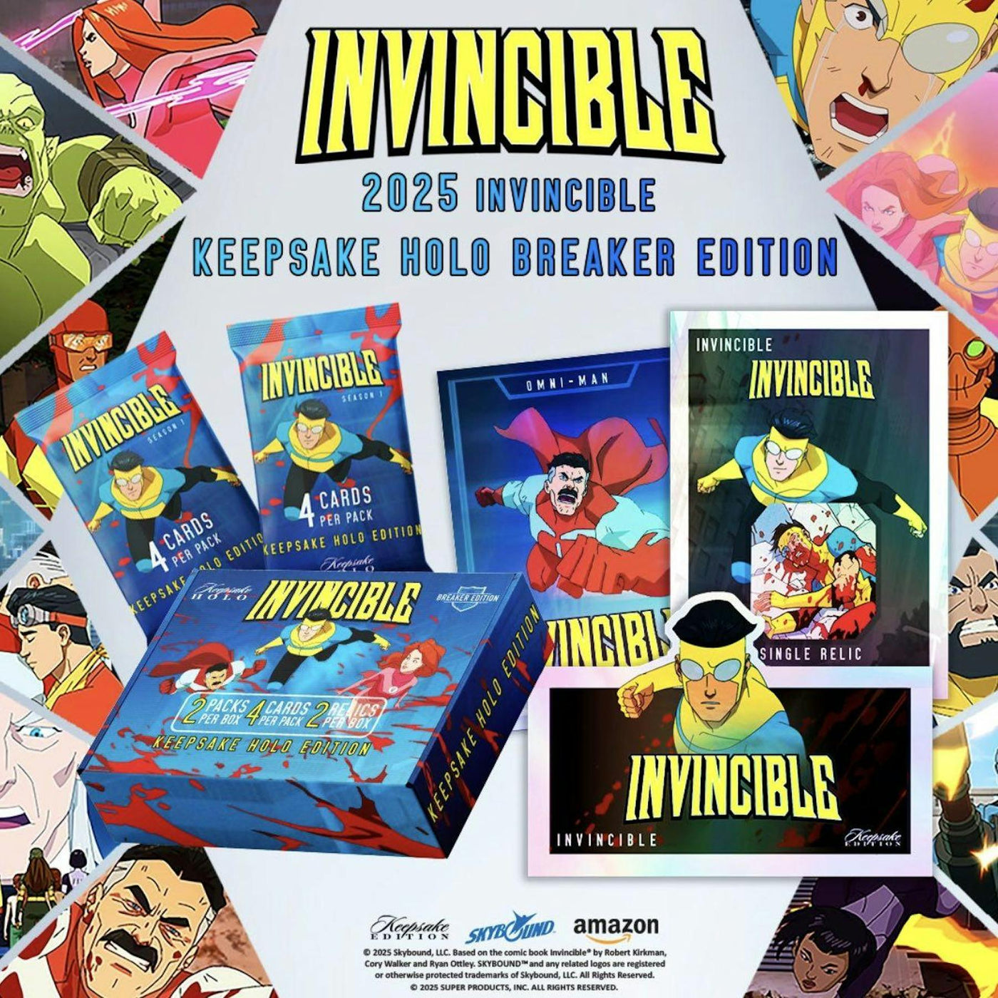 Keepsake Invincible 1st Edition Season 1 Holo Breaker Edition 10-Box Case
