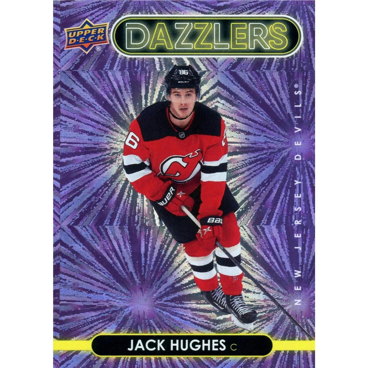 2021/22 Upper Deck Series 1 Hockey Young Guns/Purple Dazzlers Bonus Pack