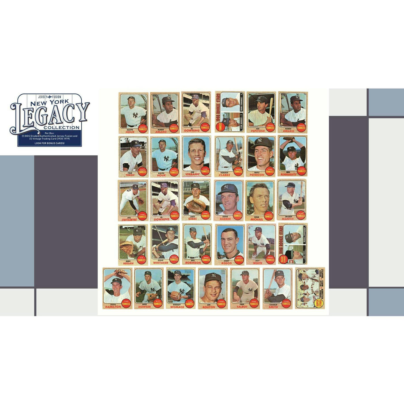 2025 Jersey Fusion New York Legacy Collection Baseball Hobby Box