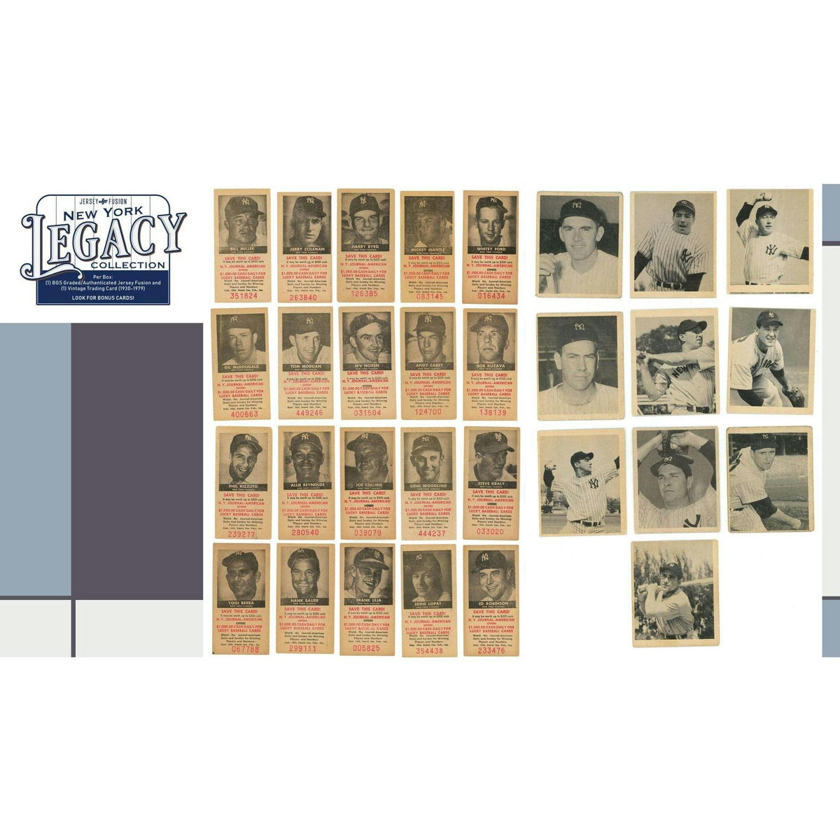 2025 Jersey Fusion New York Legacy Collection Baseball Hobby Box