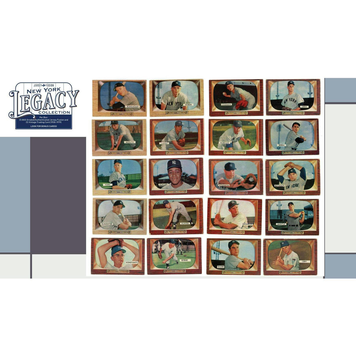 2025 Jersey Fusion New York Legacy Collection Baseball Hobby Box