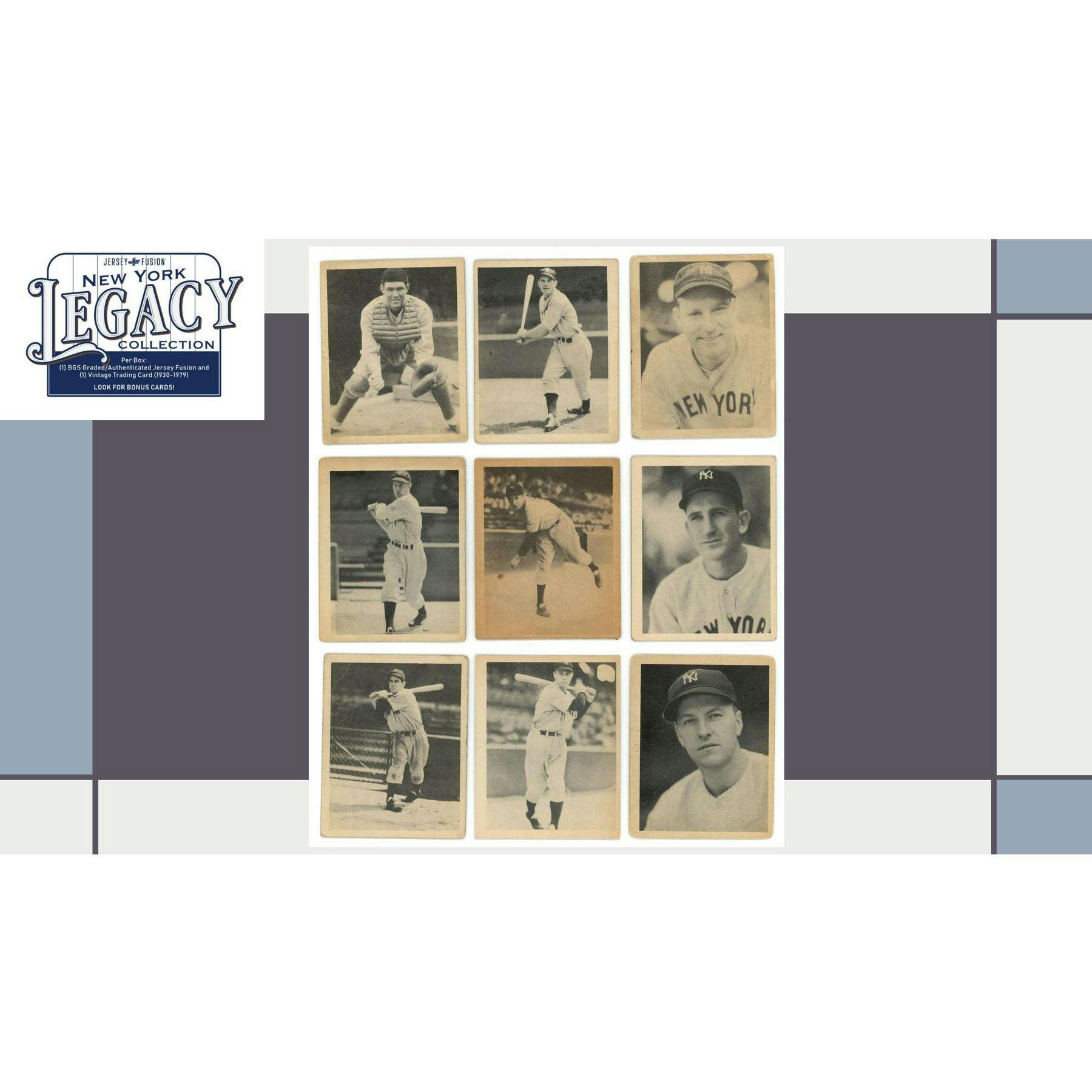 2025 Jersey Fusion New York Legacy Collection Baseball Hobby Box
