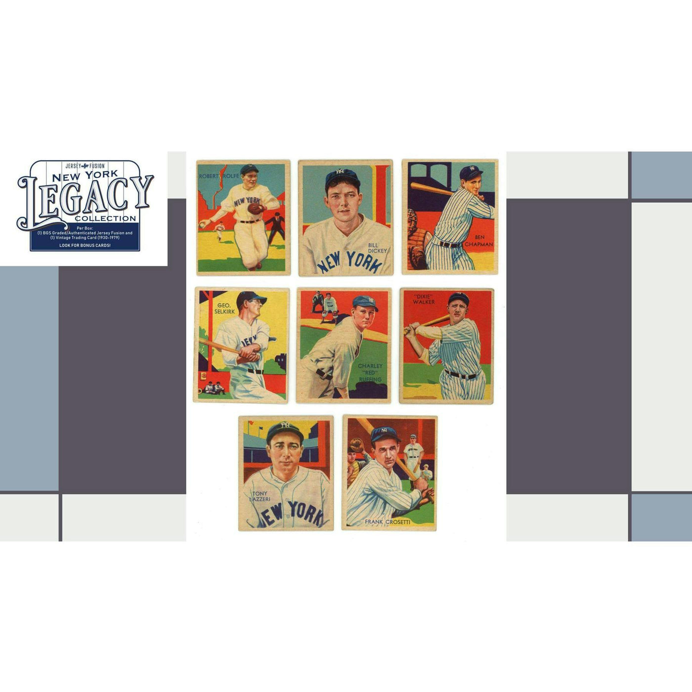 2025 Jersey Fusion New York Legacy Collection Baseball Hobby Box