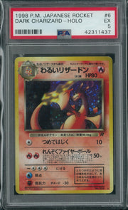 Pokemon Team Rocket Japanese Dark Charizard PSA 5