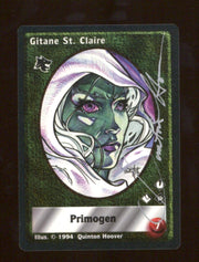 Vampire the Eternal Struggle VTES 1st Edition Jyhad Gitane St. Claire Signed by Quinton Hoover Auto