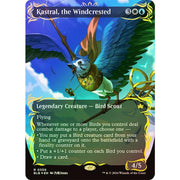 Magic the Gathering Bloomburrow BORDERLESS RAISED FOIL Kastral, the Windcrested NEAR MINT NM