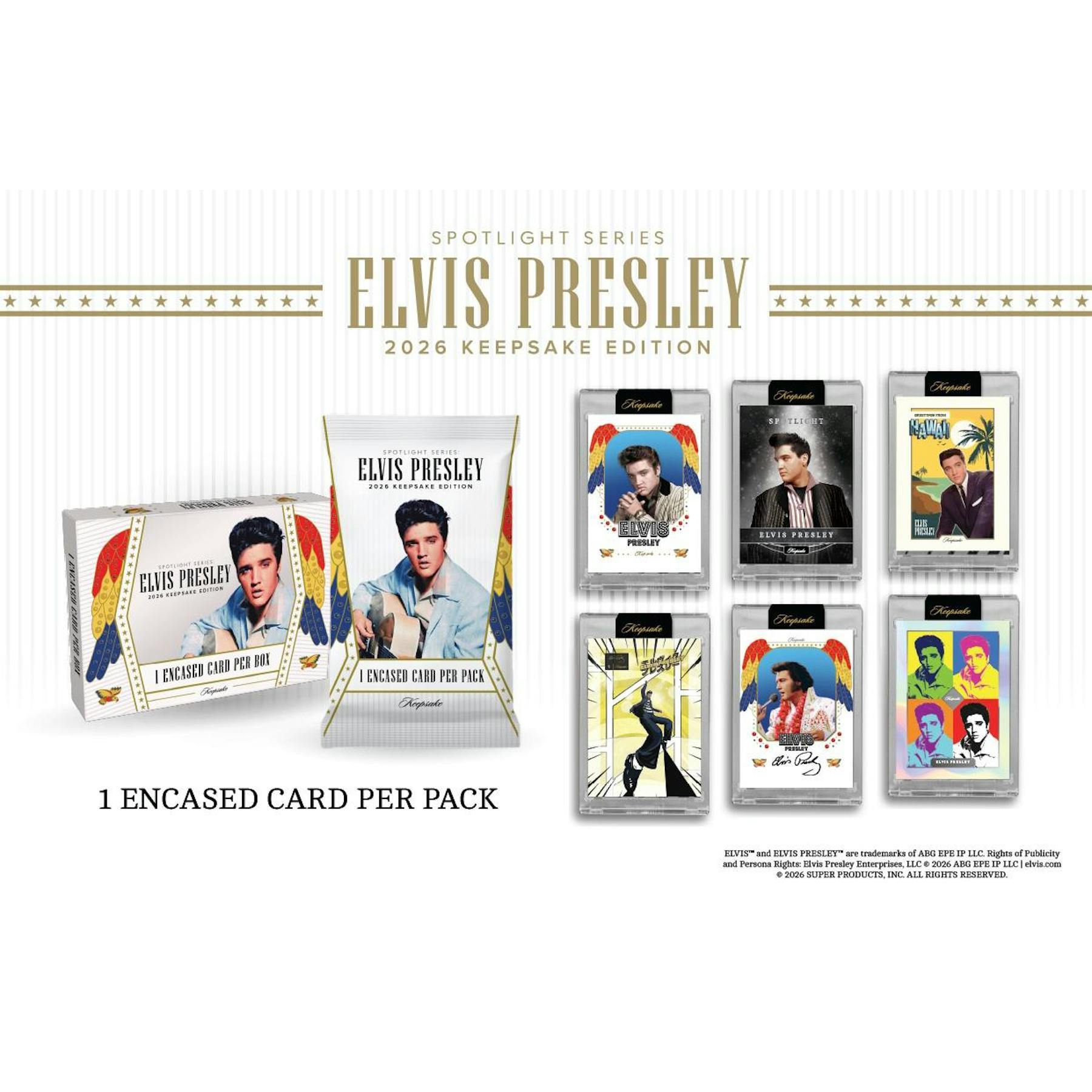 2026 Keepsake Elvis Presley Spotlight Series Hobby 20-Box Case