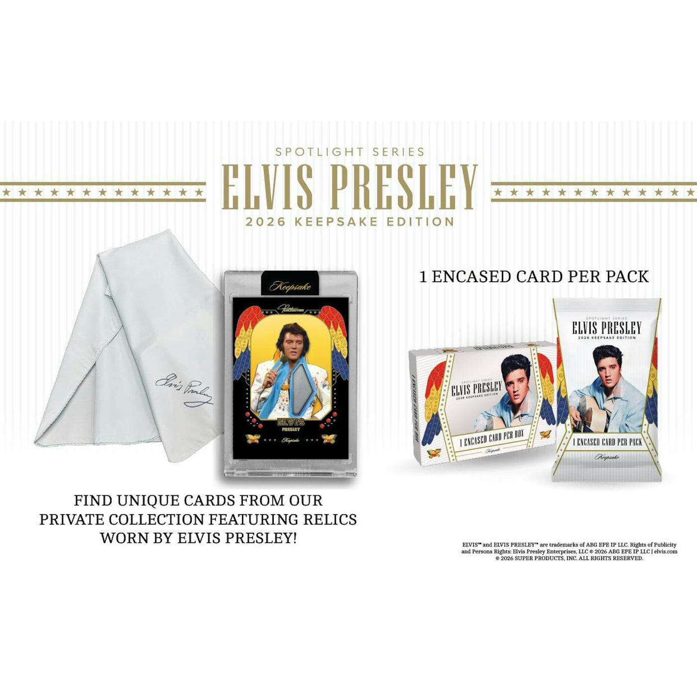2026 Keepsake Elvis Presley Spotlight Series Hobby 20-Box Case