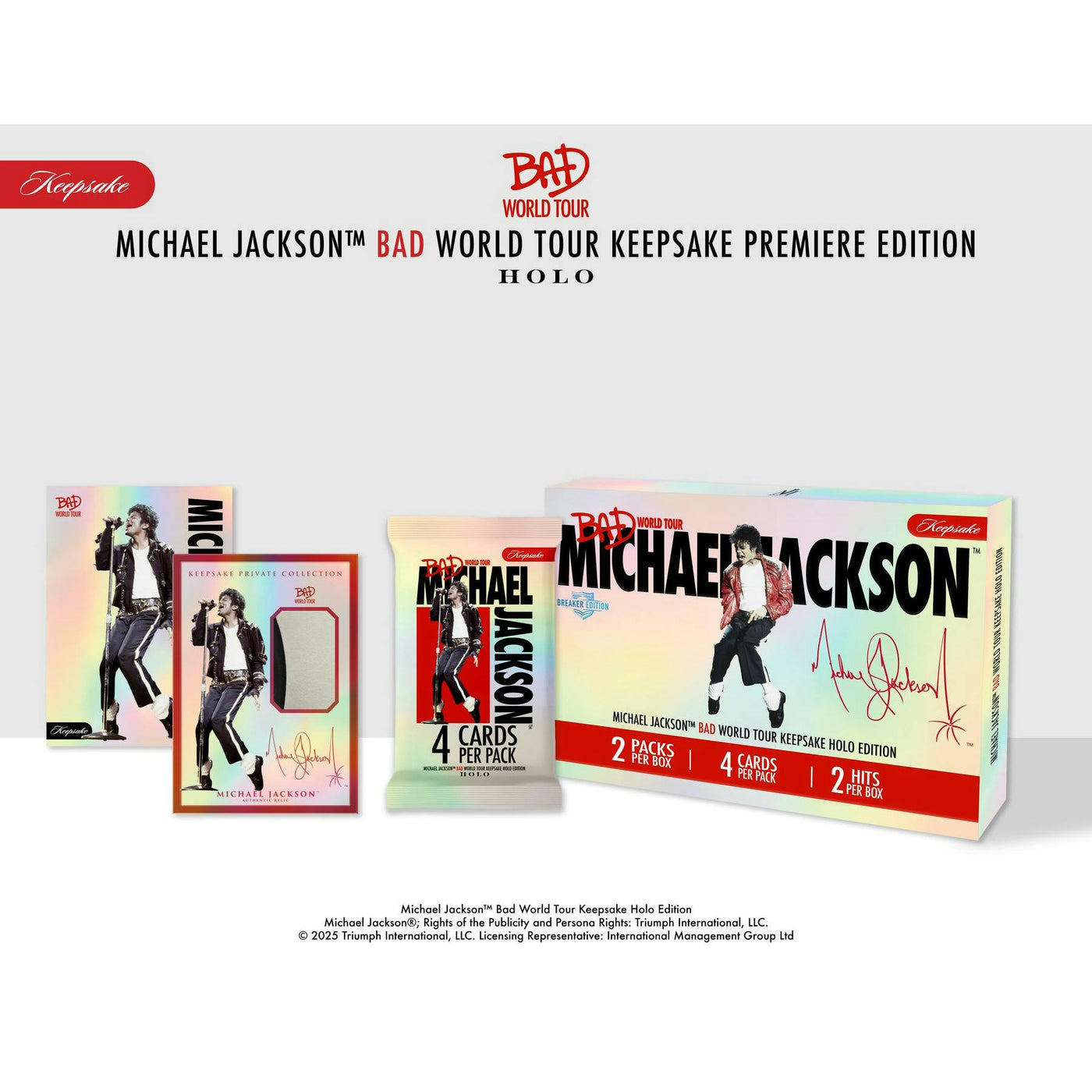 2026 Michael Jackson Bad World Tour Keepsake Holo Edition Breaker 10-Box Case