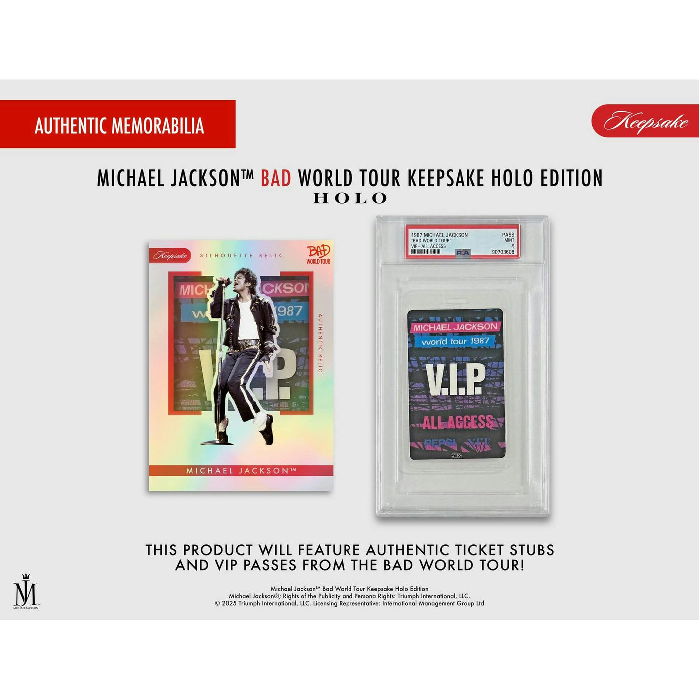 2026 Michael Jackson Bad World Tour Keepsake Holo Edition Breaker 10-Box Case