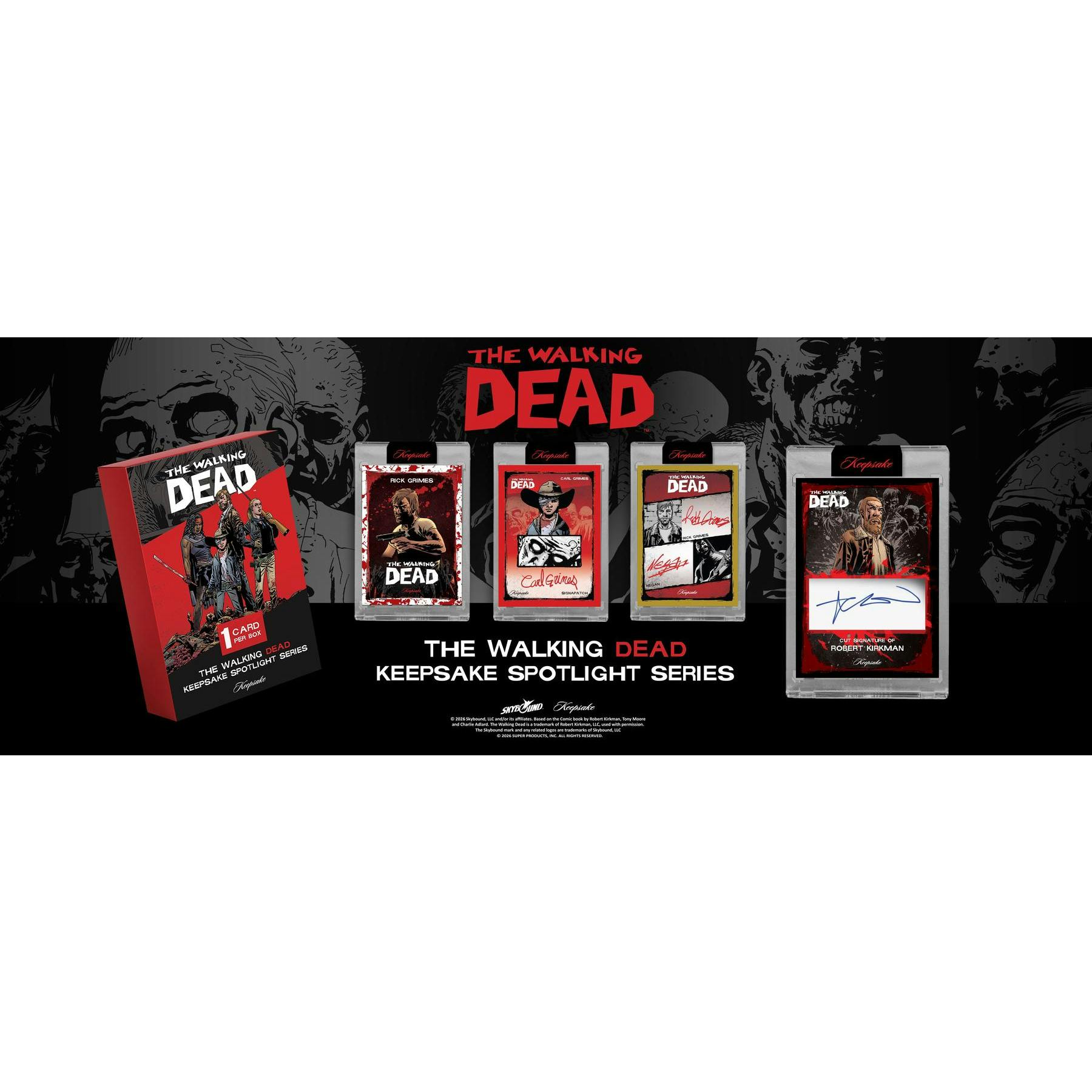 2026 Keepsake The Walking Dead 1st Edition Spotlight Series Hobby 25-Box Case