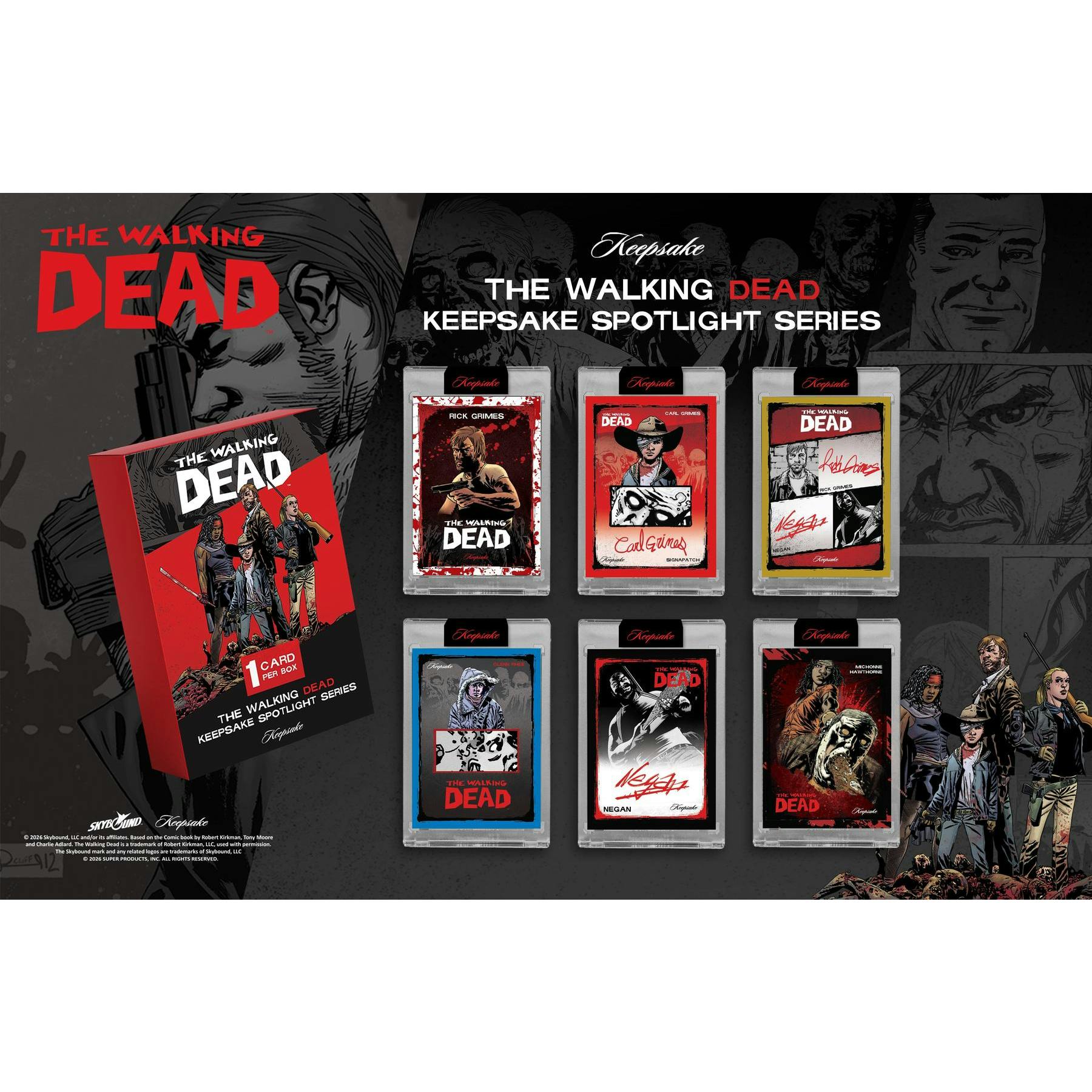2026 Keepsake The Walking Dead 1st Edition Spotlight Series Hobby Box