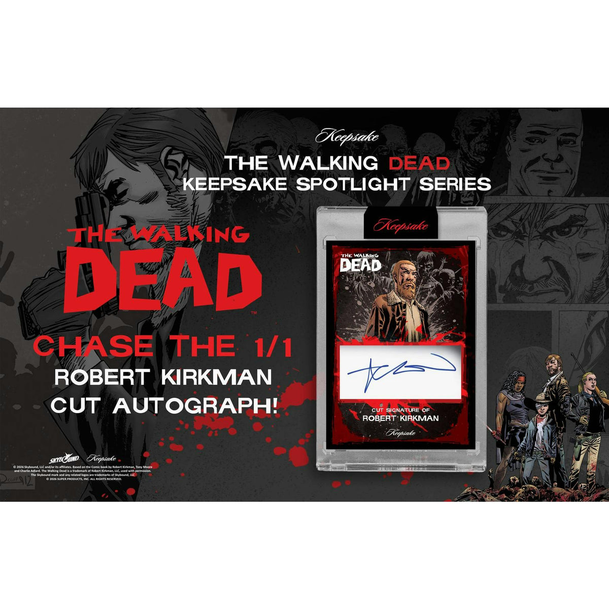 2026 Keepsake The Walking Dead 1st Edition Spotlight Series Hobby Box
