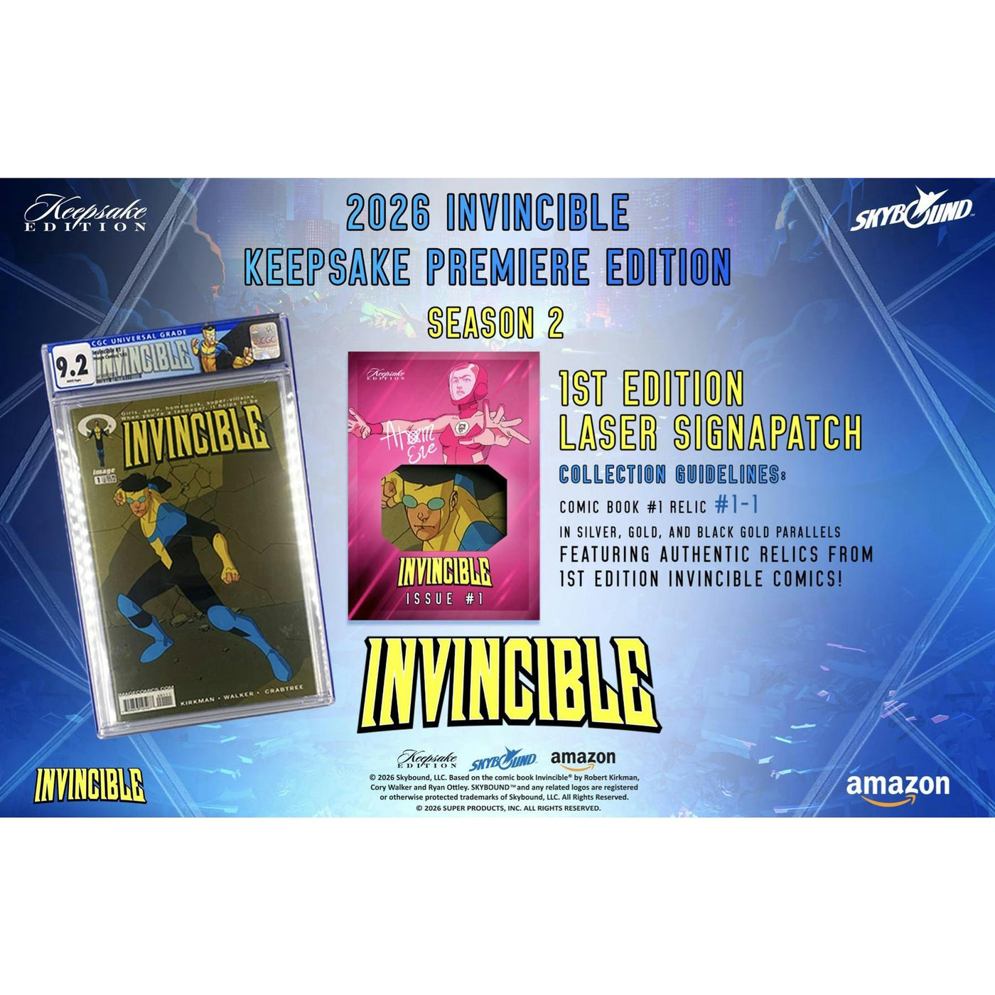 2026 Keepsake Invincible Season 2 Premiere Breaker Edition Box