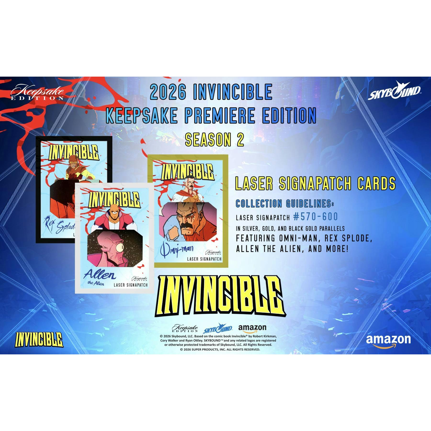 2026 Keepsake Invincible Season 2 Premiere Breaker Edition Box