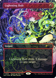 Magic the Gathering Secret Lair FOIL Gen Con Promo Lightning Bolt 21 NEAR MINT NM