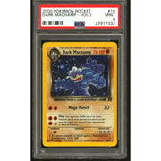 Pokemon Team Rocket Dark Machamp 10/82 PSA 9