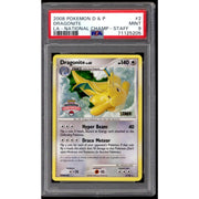 Pokemon Diamond & Pearl LA National Championship STAFF Promo Dragonite 2/146 PSA 9 *205