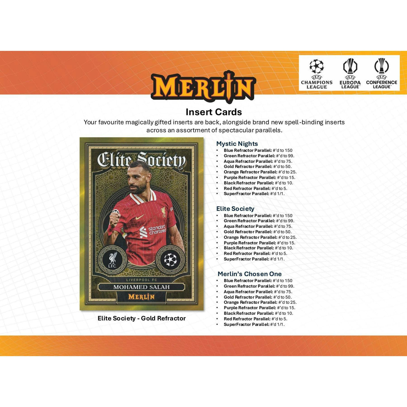 2024/25 Topps Chrome Merlin UEFA Club Competitions Soccer Hobby 12-Box Case