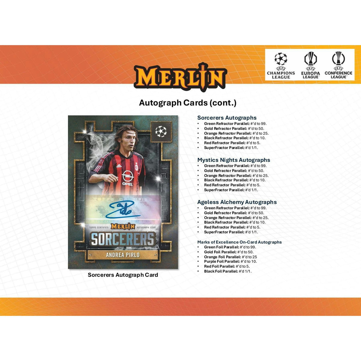 2024/25 Topps Chrome Merlin UEFA Club Competitions Soccer Hobby Box