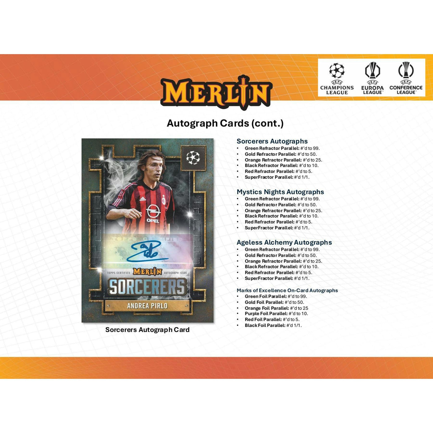 2024/25 Topps Chrome Merlin UEFA Club Competitions Soccer Hobby 12-Box Case