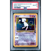 Pokemon WOTC Black Star League Promo Holo Foil Mew 9 PSA 8