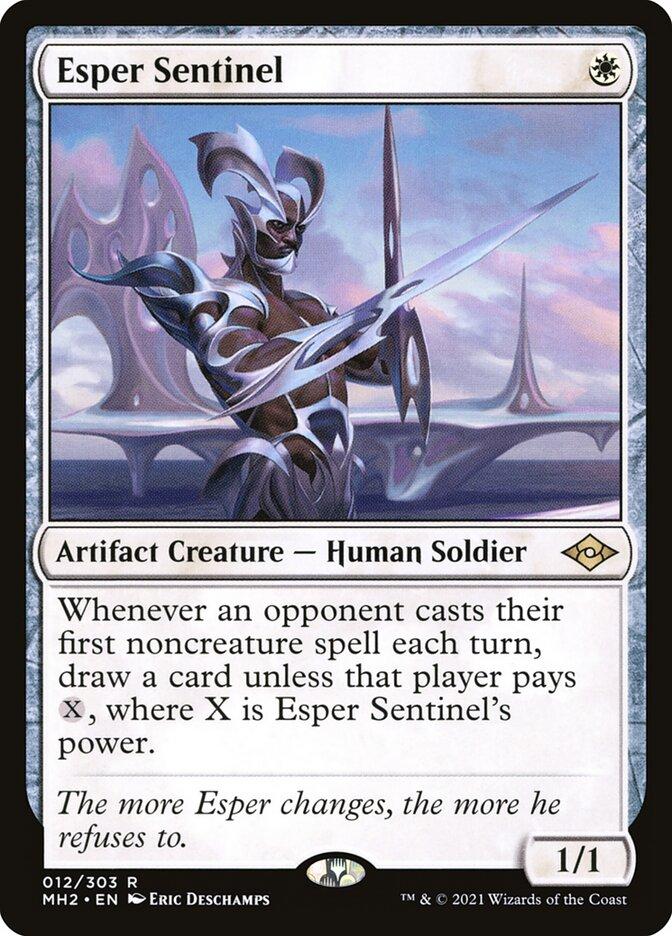 Magic the Gathering Modern Horizons 2 Esper Sentinel NEAR MINT NM