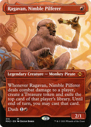 Magic the Gathering Modern Horizons 2 BORDERLESS Ragavan, Nimble Pilferer 315 NEAR MINT NM