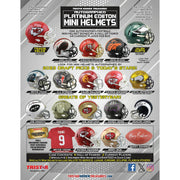 2023 TriStar Hidden Treasures Platinum Autographed Football Mini Helmets Hobby Box (Reed Buy)