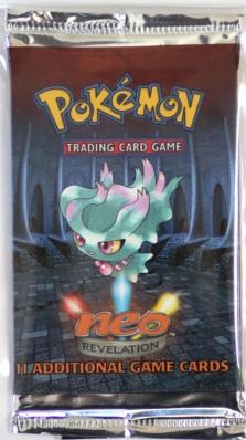 WOTC Pokemon Neo 3 Revelation Booster Pack MISDREAVUS Art UNWEIGHED